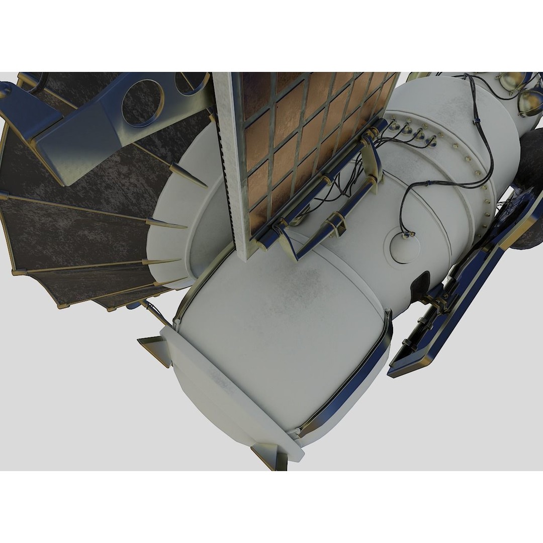 Venera 4 Spacecraft 3D Model – High Detail Blender Asset, FBX - View 19