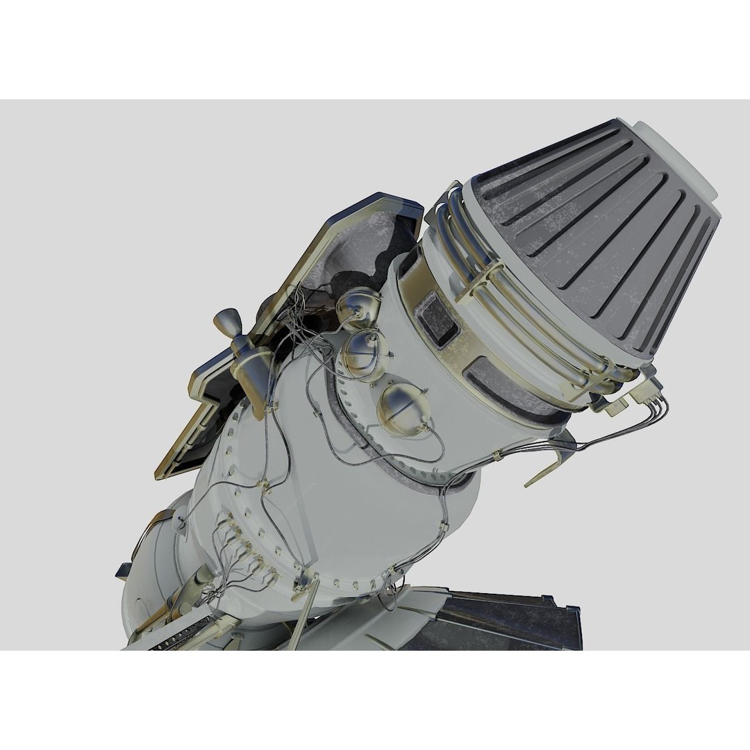 Venera 4 Spacecraft 3D Model – High Detail Blender Asset, FBX - View 20