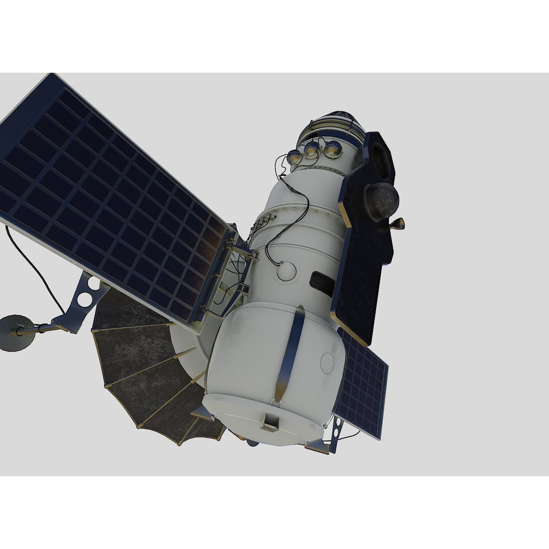 Venera 4 Spacecraft 3D Model – High Detail Blender Asset, FBX - View 22