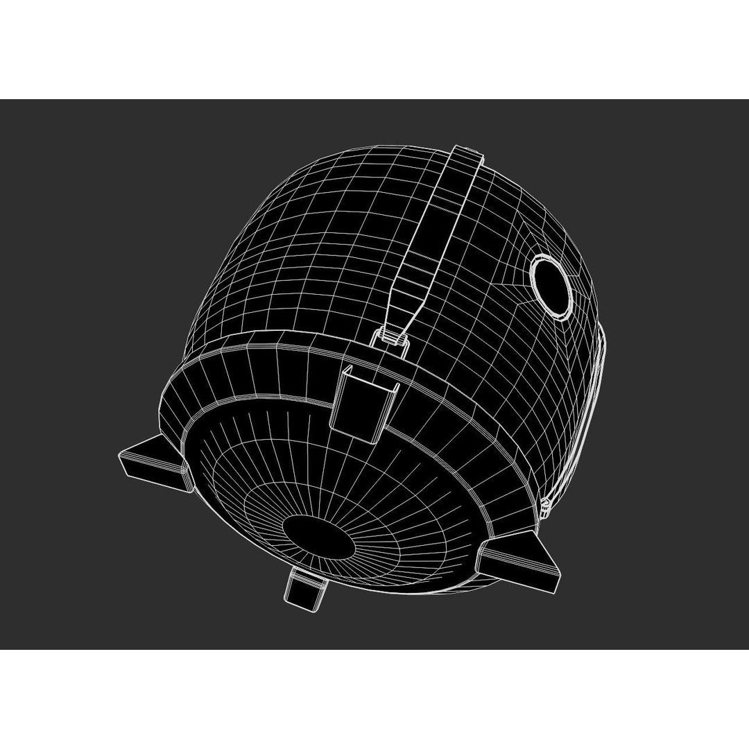 Venera 4 Spacecraft 3D Model – High Detail Blender Asset, FBX - View 25