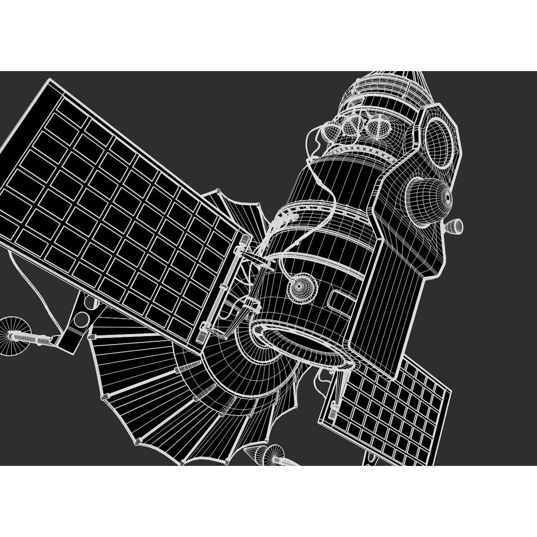 Venera 4 Spacecraft 3D Model – High Detail Blender Asset, FBX - View 28