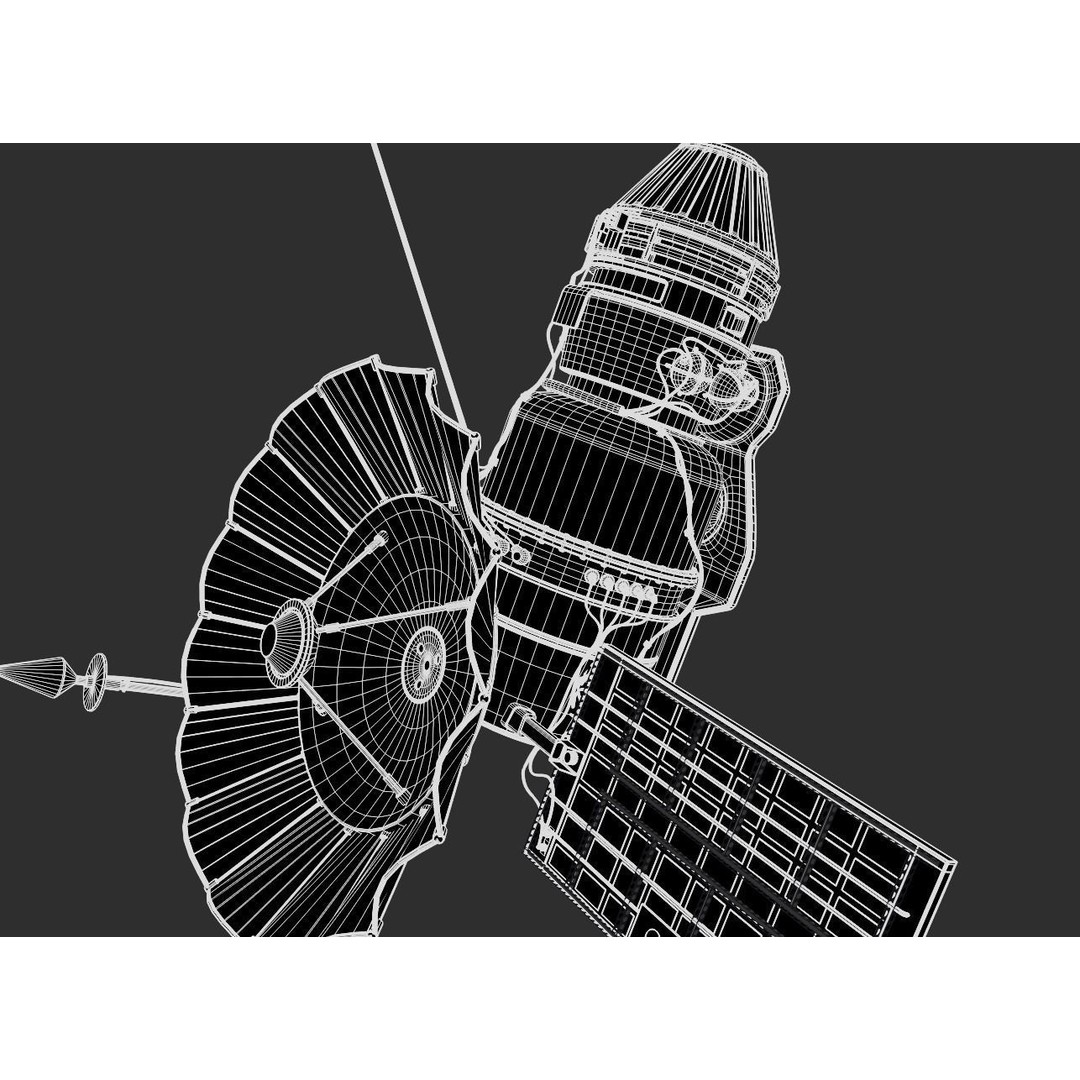 Venera 4 Spacecraft 3D Model – High Detail Blender Asset, FBX - View 29