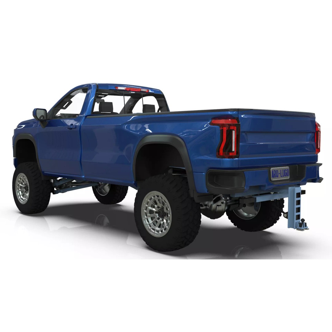 Concept 2027 Single Cab Lifted 4x4 Off-Road Pickup 3D Model – Blender Game Asset - View 17