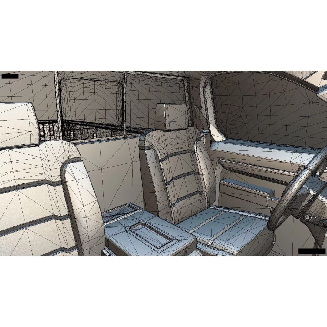 Concept 2027 Single Cab Lifted 4x4 Off-Road Pickup 3D Model – Blender Game Asset - View 46