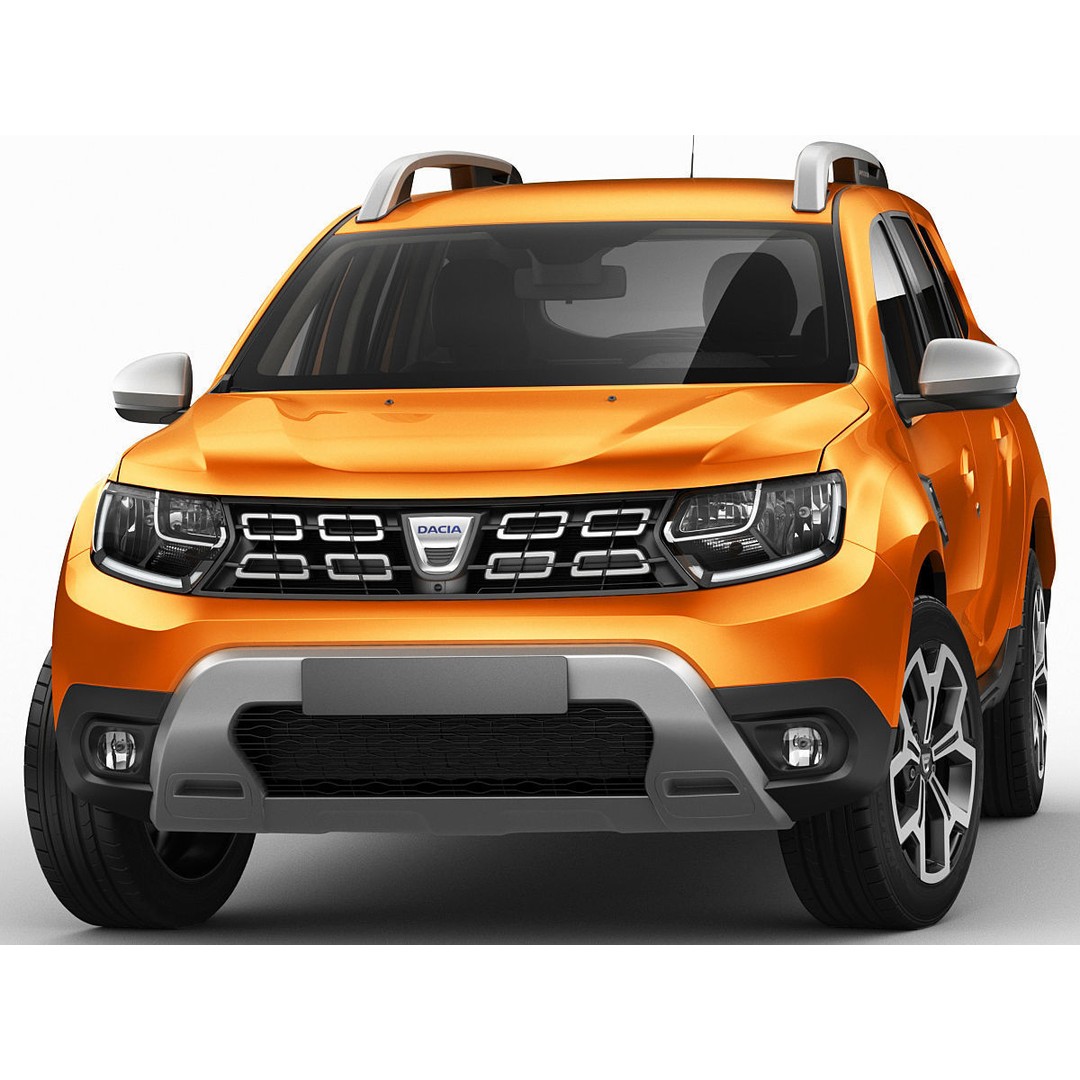 Dacia Duster 2018 3D Model – Detailed SUV Asset, FBX & OBJ Formats - View 12