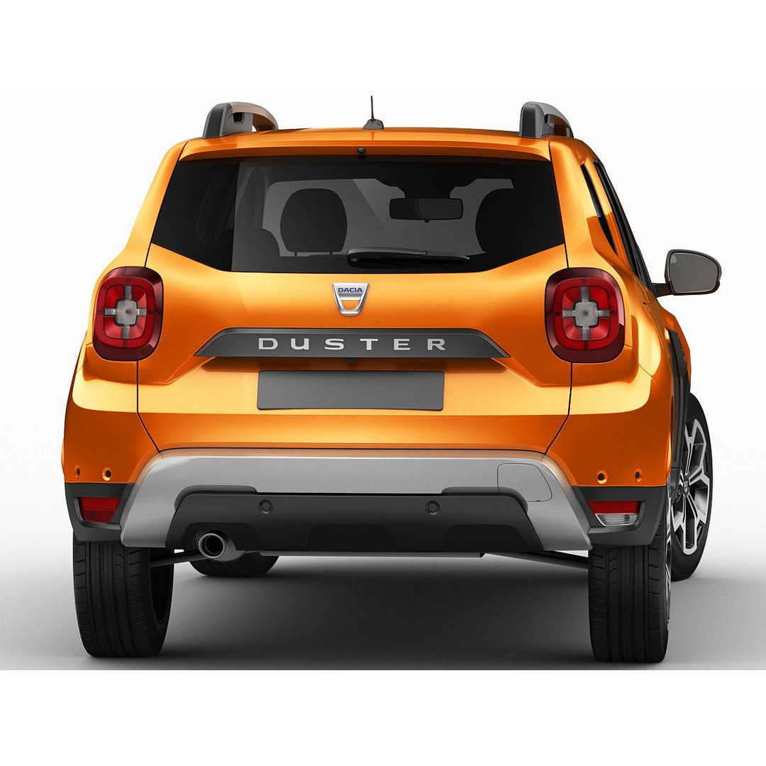Dacia Duster 2018 3D Model – Detailed SUV Asset, FBX & OBJ Formats - View 13
