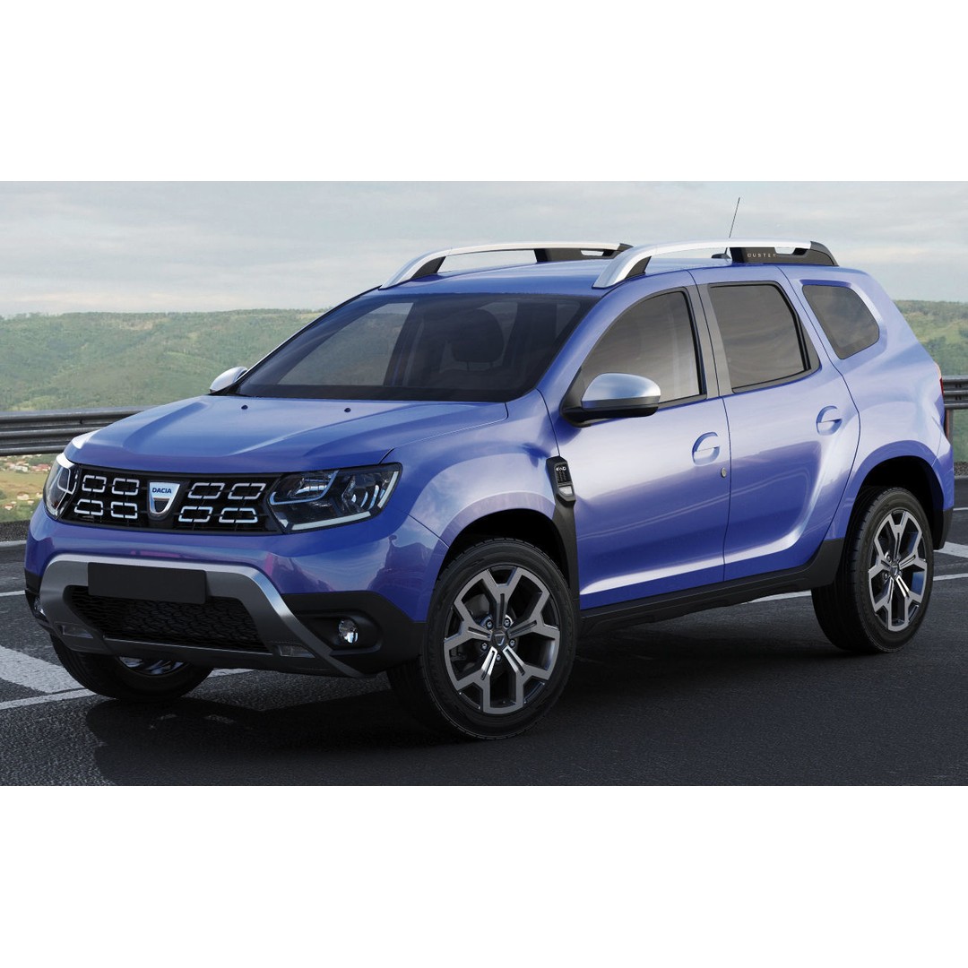 Dacia Duster 2018 3D Model – Detailed SUV Asset, FBX & OBJ Formats - View 15