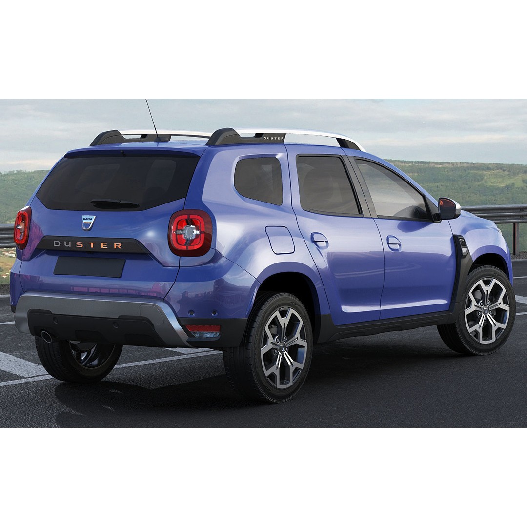 Dacia Duster 2018 3D Model – Detailed SUV Asset, FBX & OBJ Formats - View 16