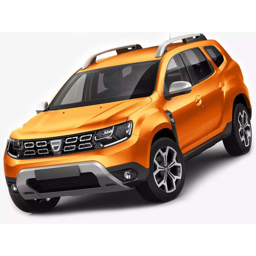 Dacia Duster 2018 3D Model – Detailed SUV Asset, FBX & OBJ Formats - View 2