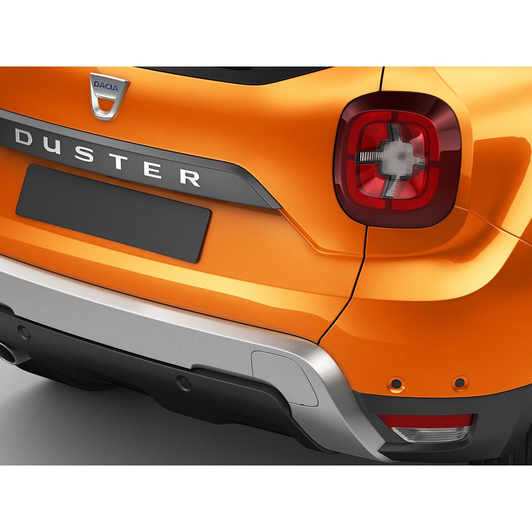 Dacia Duster 2018 3D Model – Detailed SUV Asset, FBX & OBJ Formats - View 6