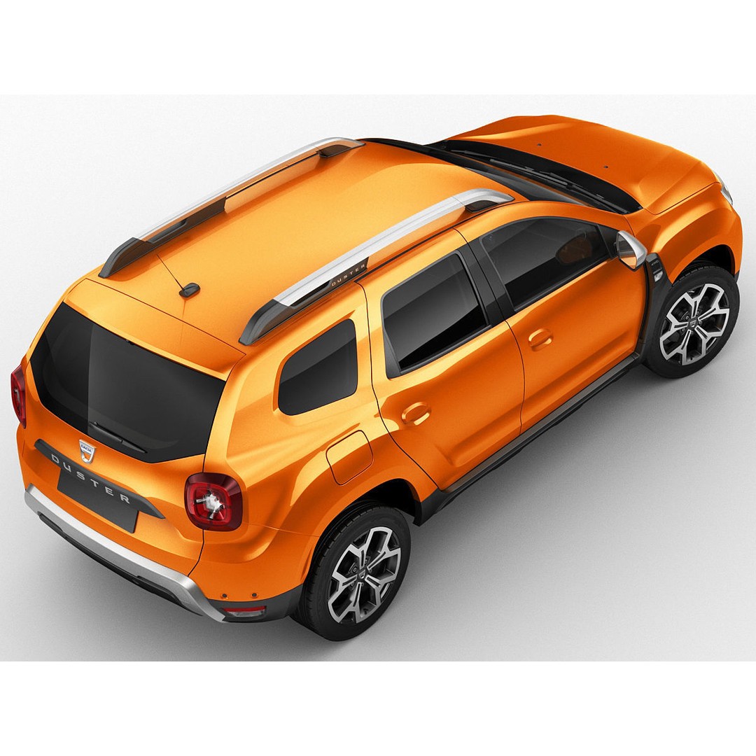 Dacia Duster 2018 3D Model – Detailed SUV Asset, FBX & OBJ Formats - View 9