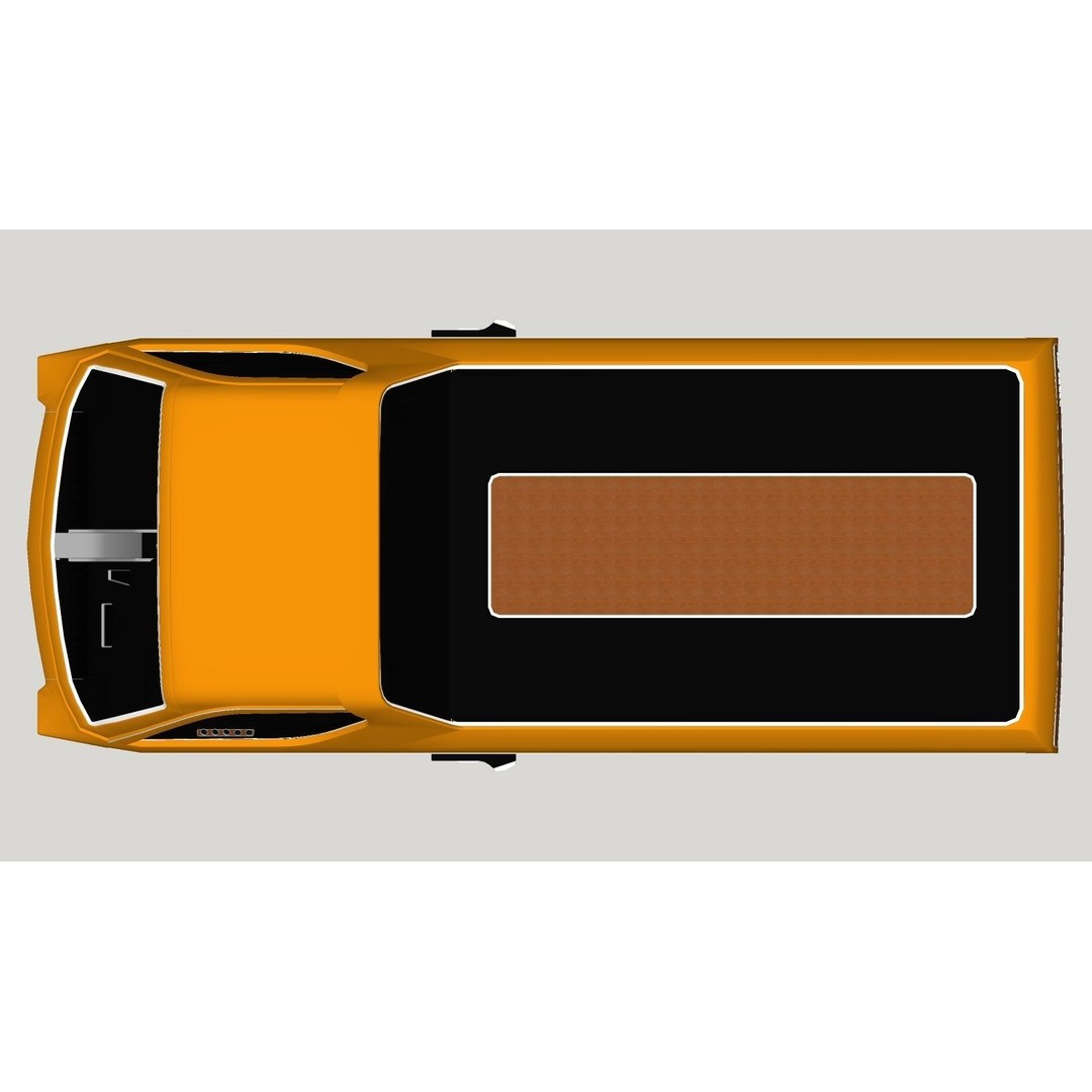 Dodge Deora 3D Model – Low Poly Concept Car, FBX, OBJ, V-Ray