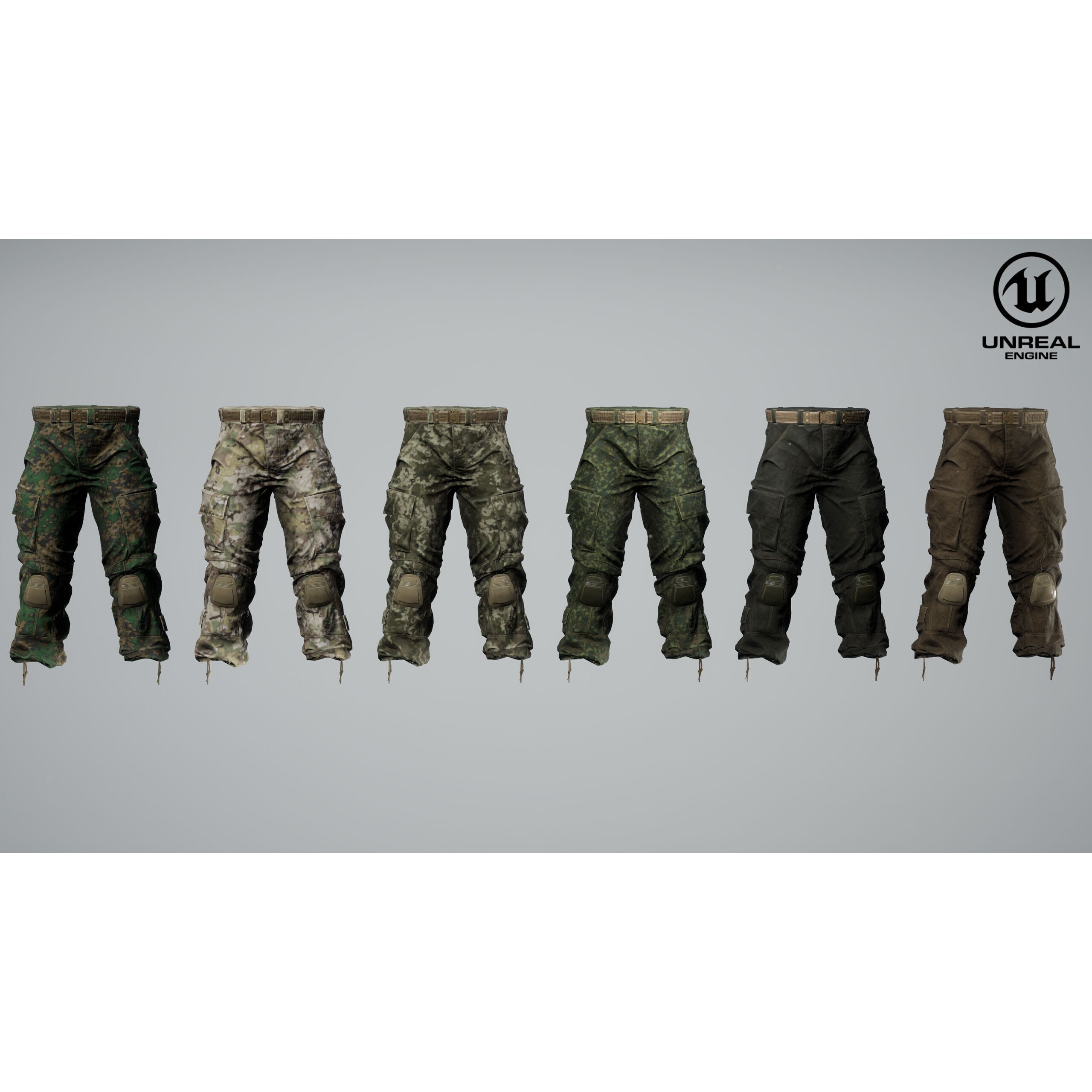 Tactical Pant - Low-Poly Game-Ready 3D Model - View 13