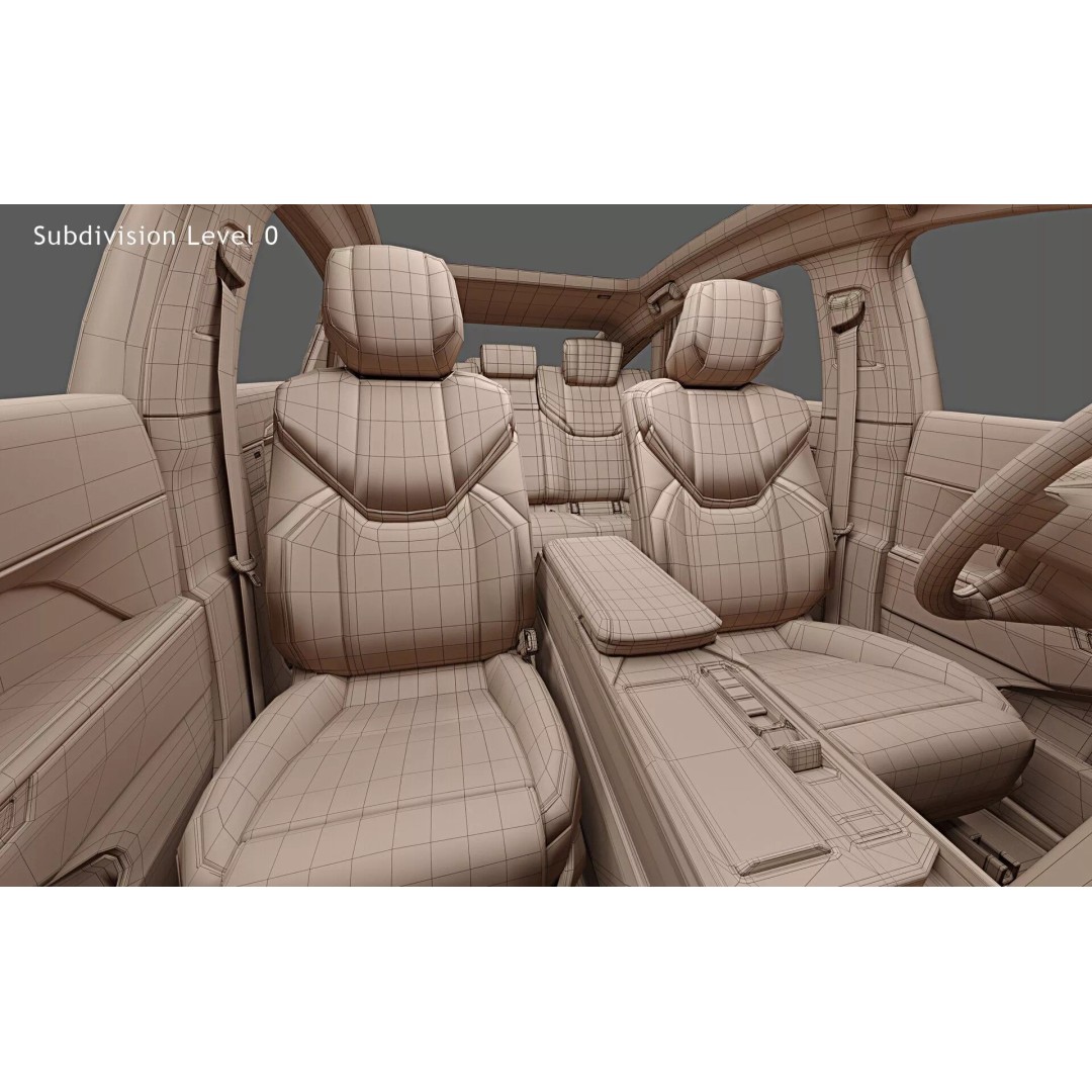 2026 Lexus ES 500e 3D Model – Photorealistic High-Detail Car Asset, FBX - View 35