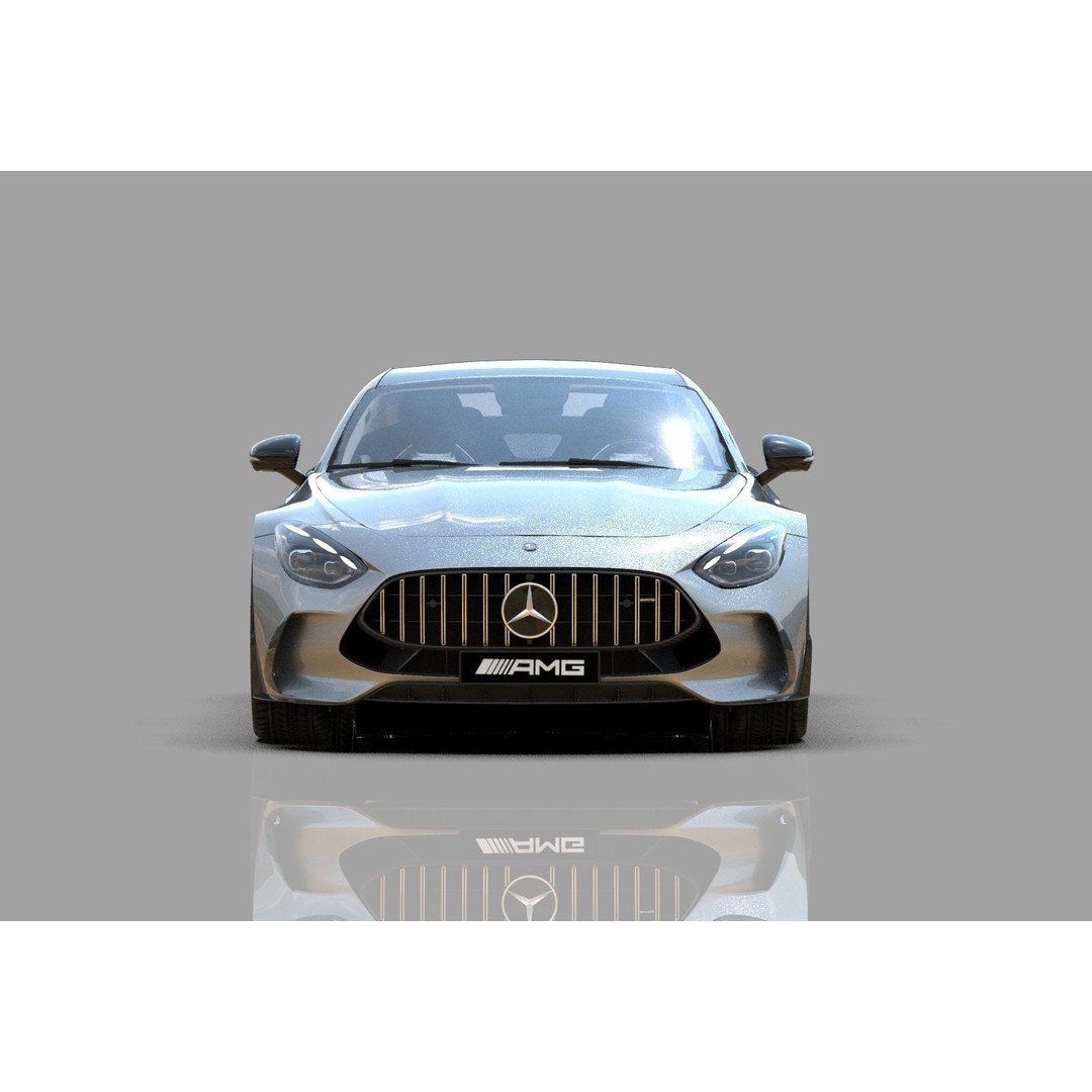 Mercedes Benz AMG GT 2024 3D Model – High Poly Vehicle Asset, FBX, OBJ, Blender - View 12