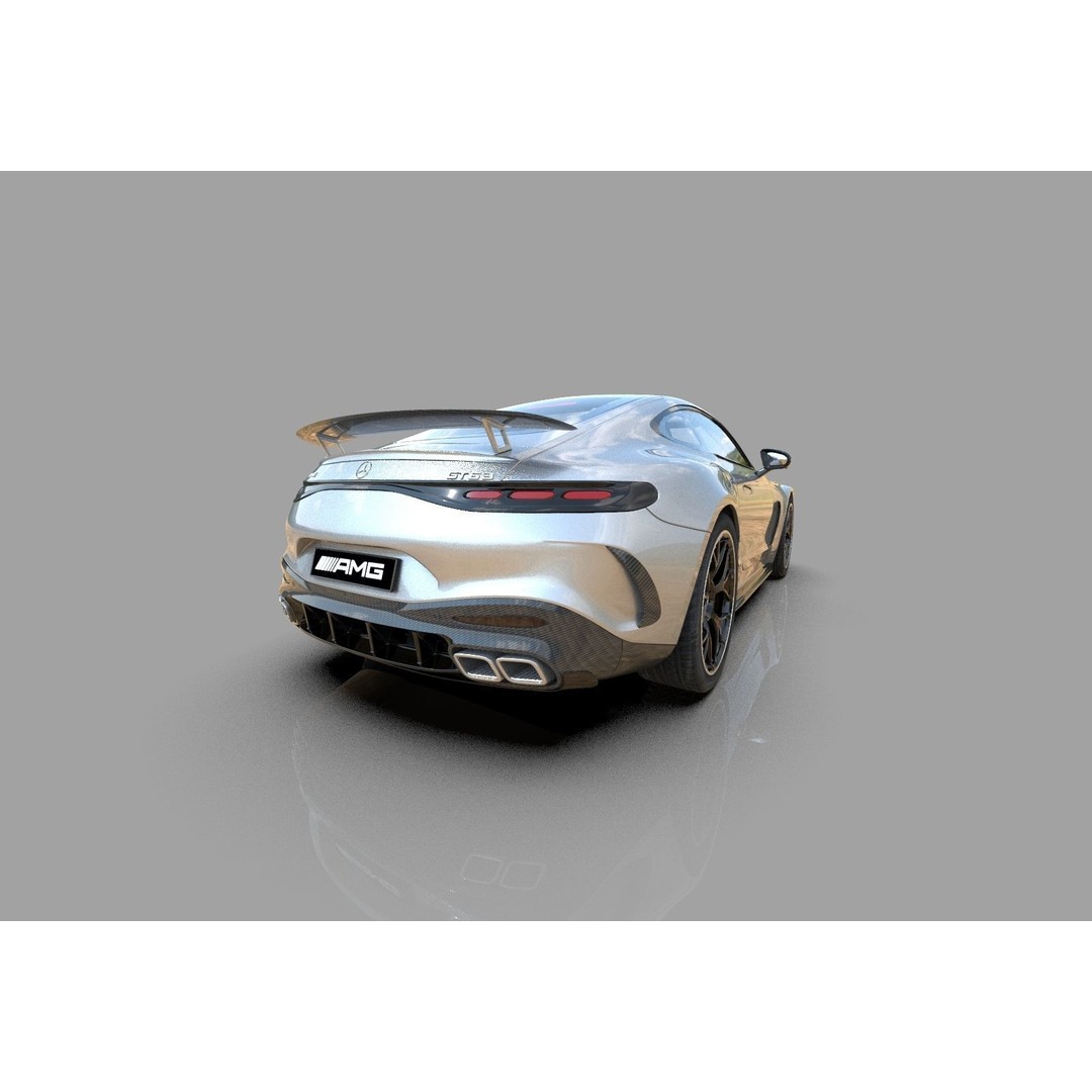 Mercedes Benz AMG GT 2024 3D Model – High Poly Vehicle Asset, FBX, OBJ, Blender - View 14