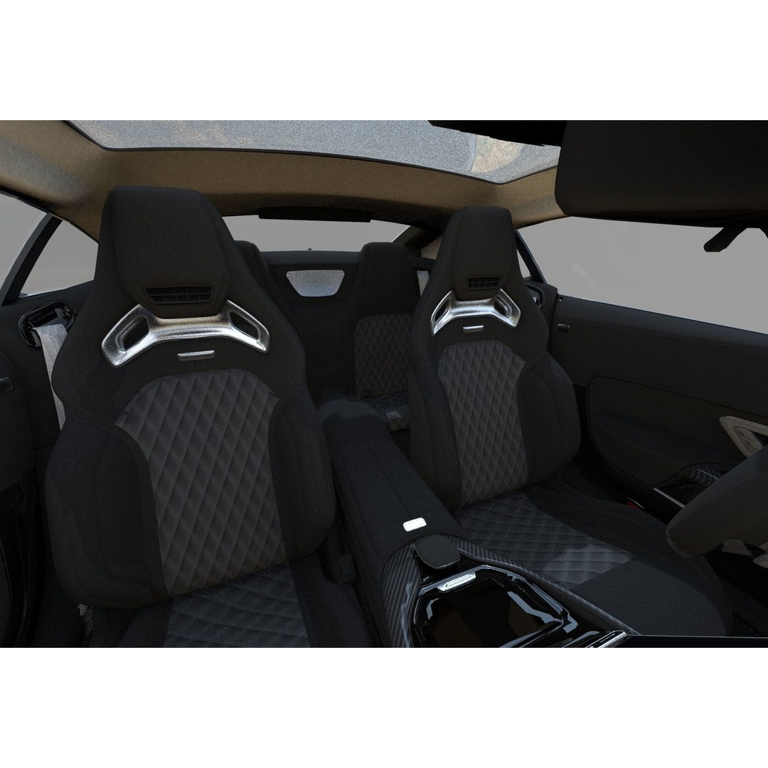 Mercedes Benz AMG GT 2024 3D Model – High Poly Vehicle Asset, FBX, OBJ, Blender - View 25
