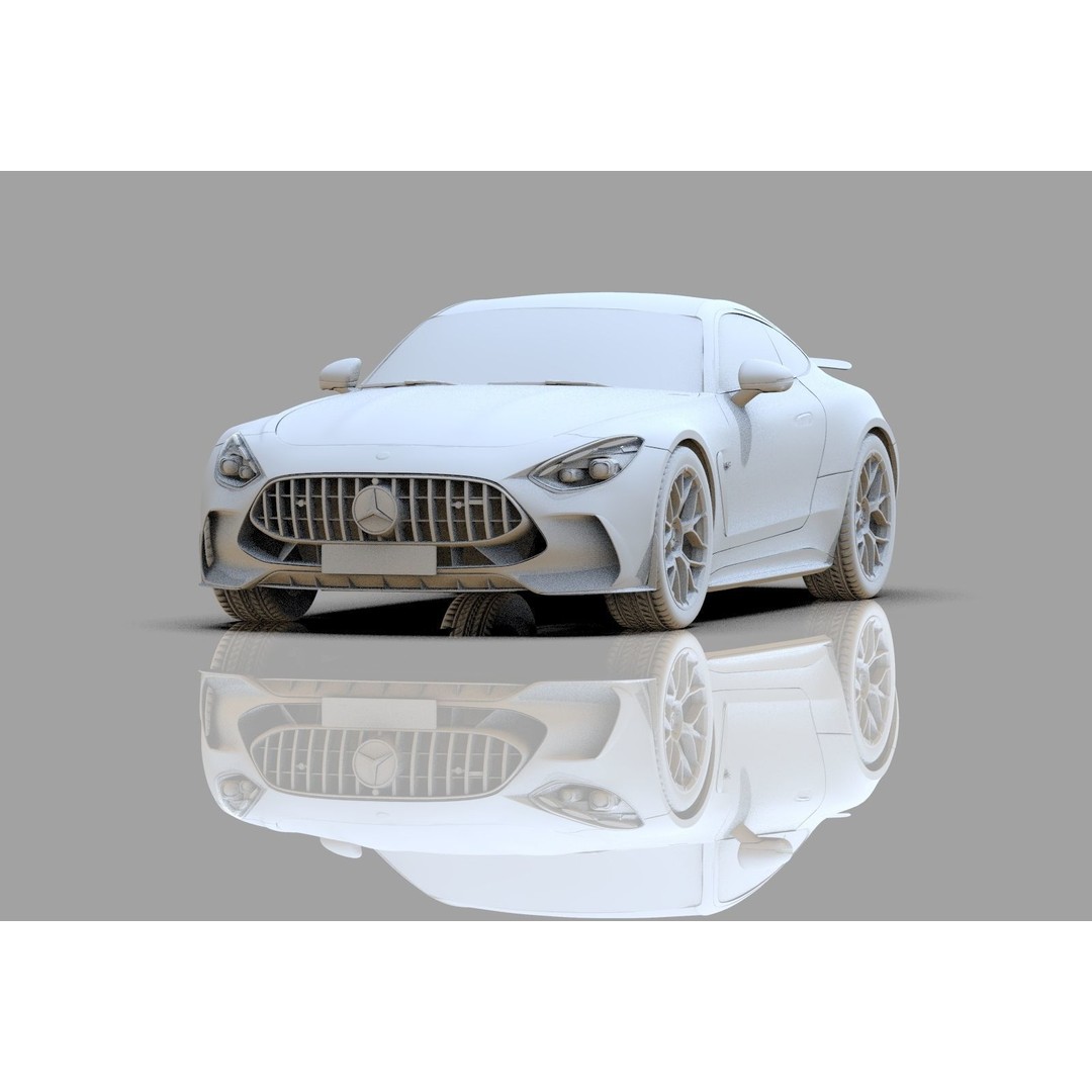 Mercedes Benz AMG GT 2024 3D Model – High Poly Vehicle Asset, FBX, OBJ, Blender - View 26