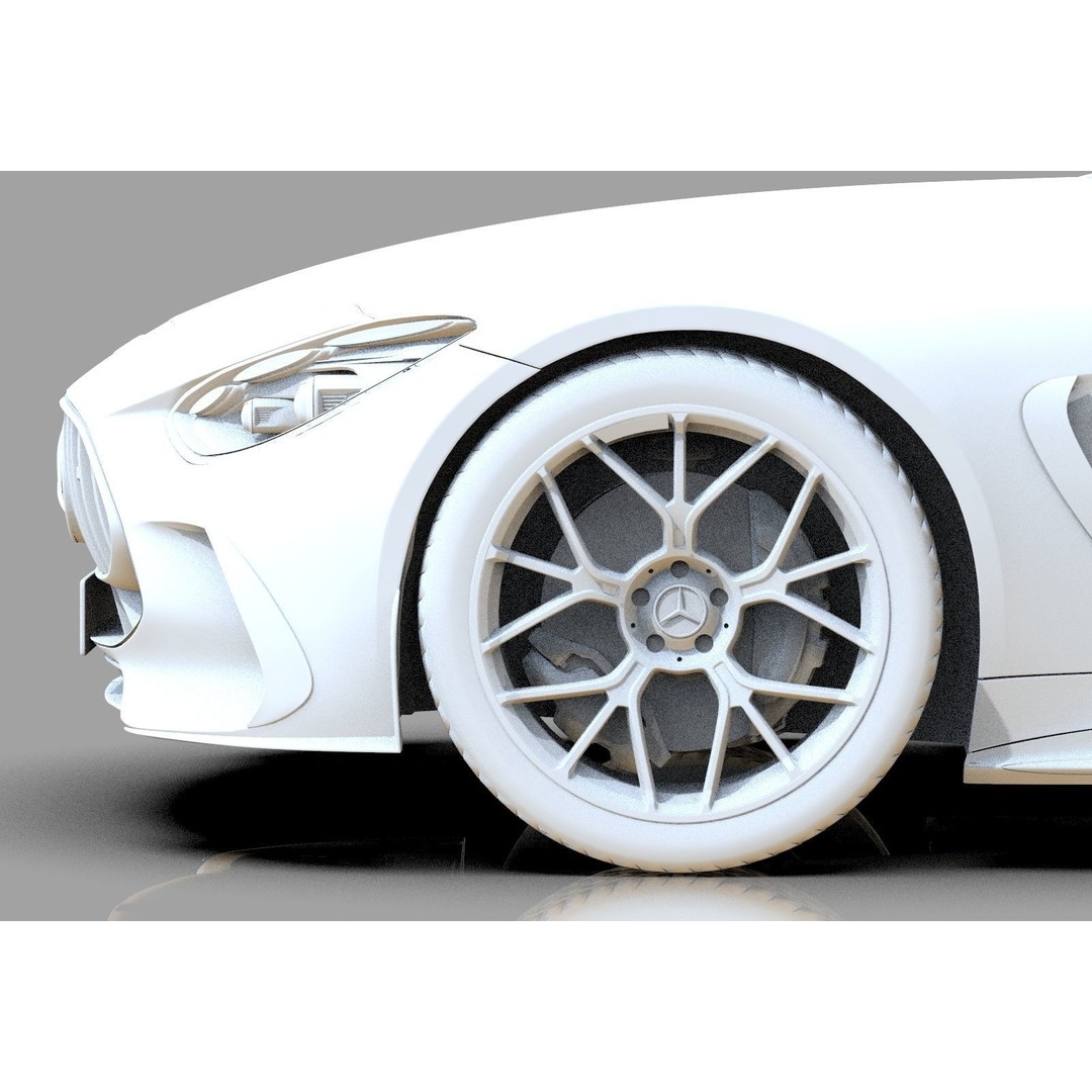 Mercedes Benz AMG GT 2024 3D Model – High Poly Vehicle Asset, FBX, OBJ, Blender - View 30