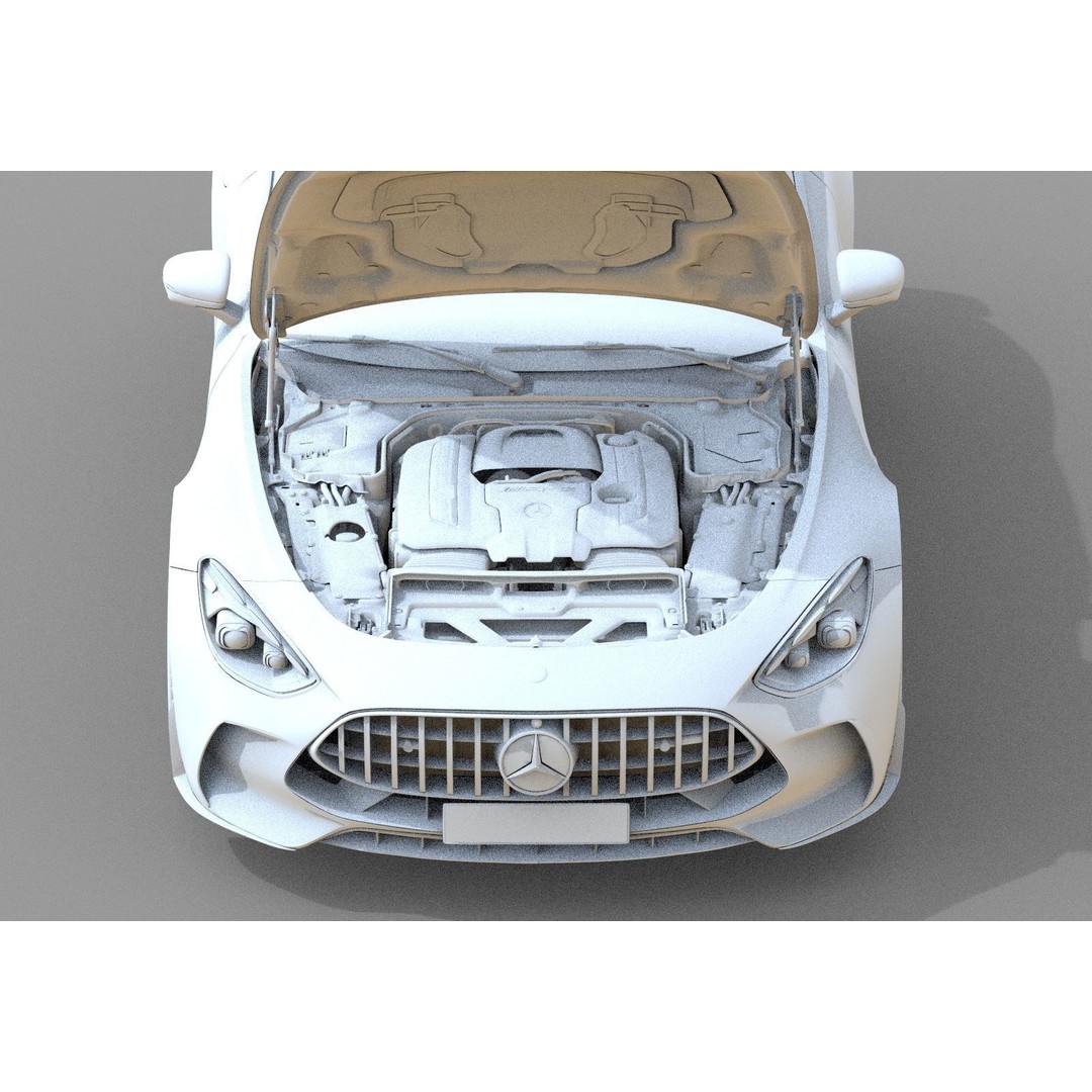 Mercedes Benz AMG GT 2024 3D Model – High Poly Vehicle Asset, FBX, OBJ, Blender - View 33