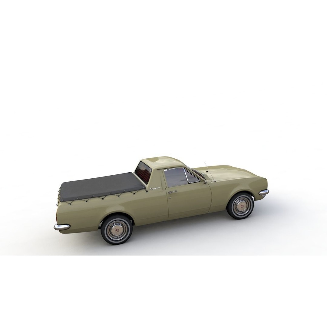 Holden HG Ute Kingswood 1970 3D Model – High Detail Game Asset, FBX - View 22