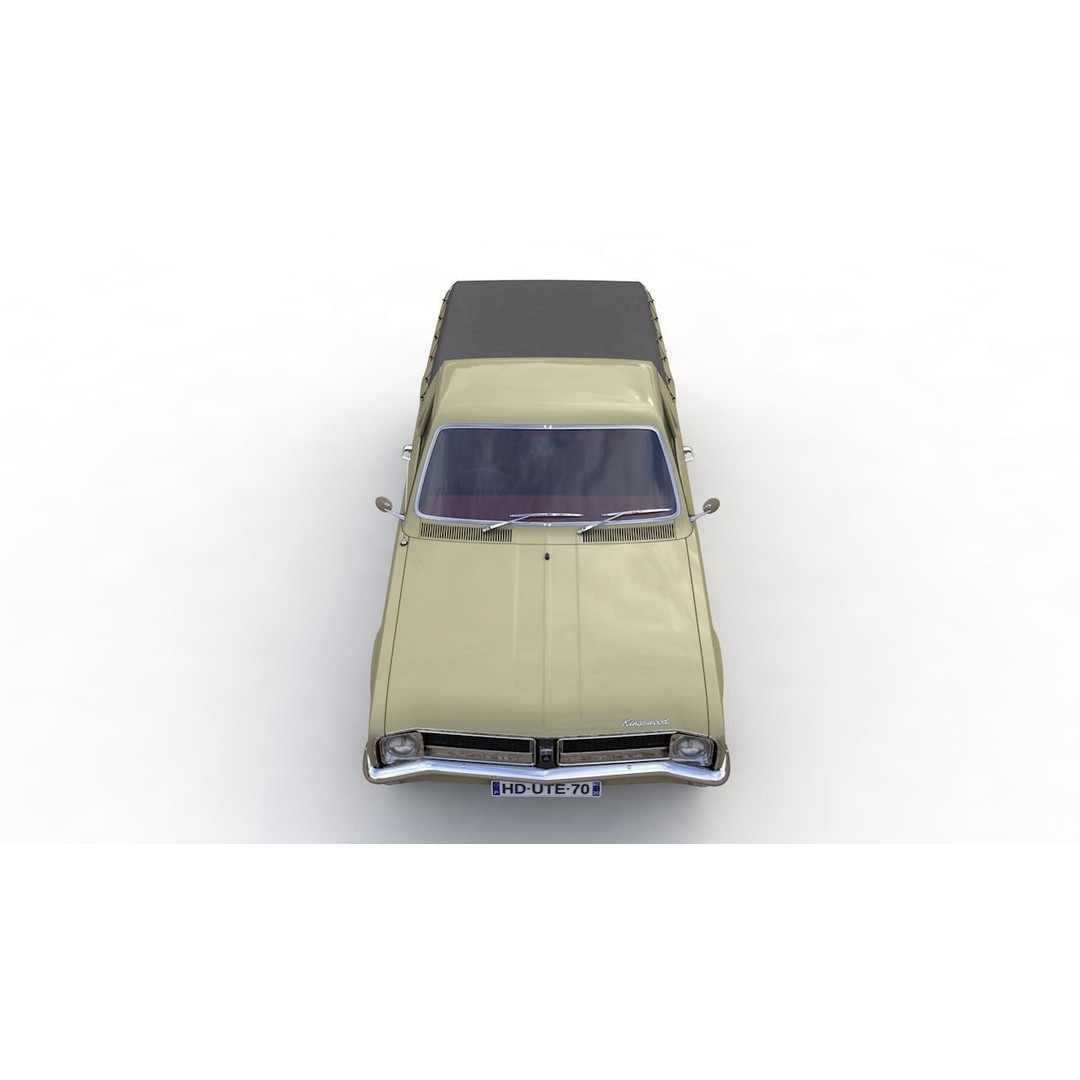 Holden HG Ute Kingswood 1970 3D Model – High Detail Game Asset, FBX - View 26