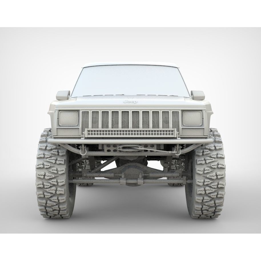 Jeep Comanche Zone Offroad 1994 3D Model – High Poly Truck with Textures - View 12