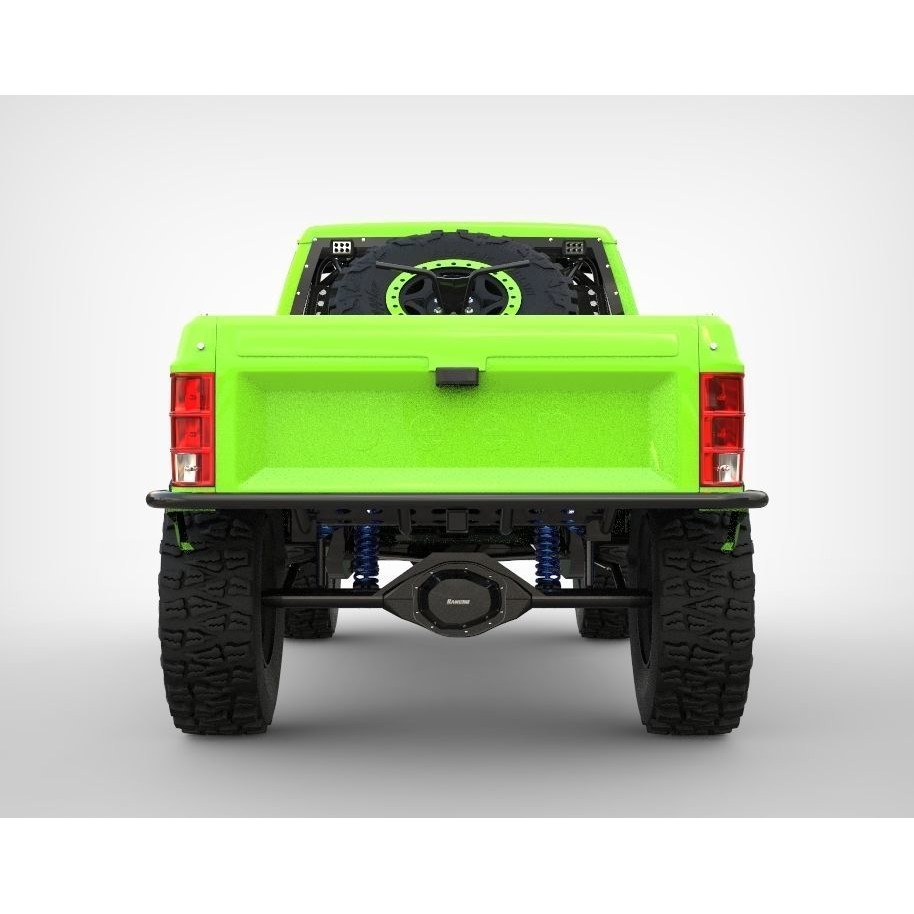 Jeep Comanche Zone Offroad 1994 3D Model – High Poly Truck with Textures - View 6