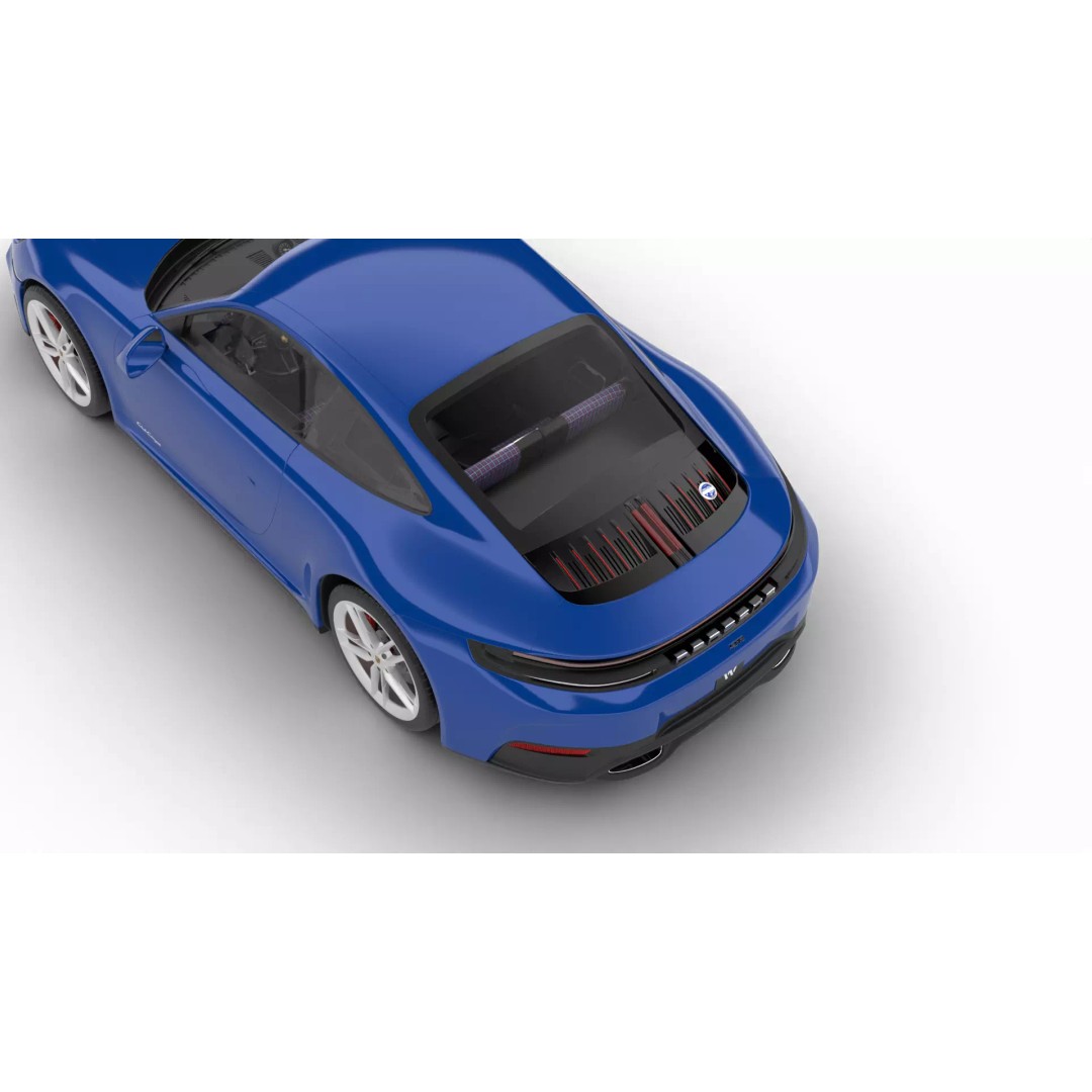 Porsche 911 Carrera T Club Coupe 2026 3D Model – High Poly Rigged Vehicle, FBX - View 11