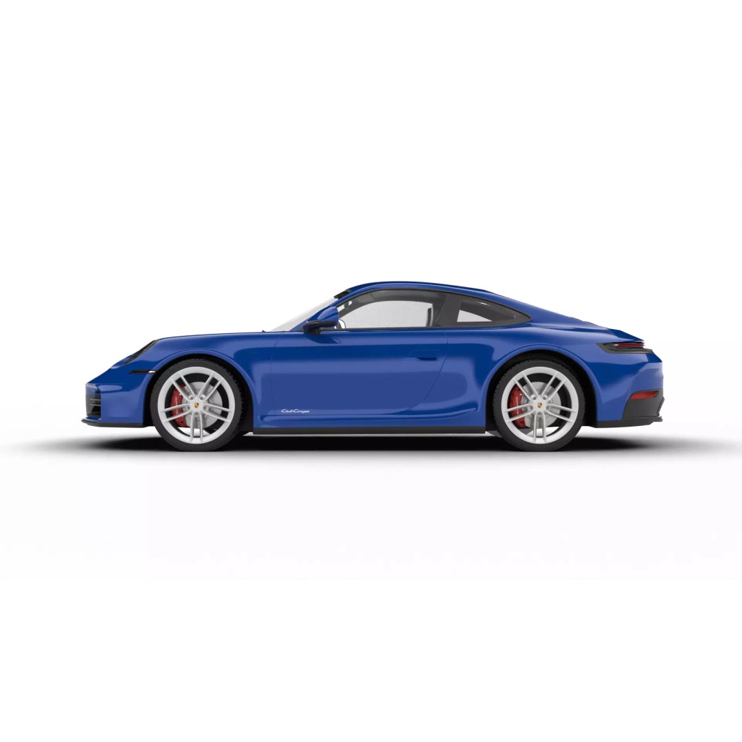 Porsche 911 Carrera T Club Coupe 2026 3D Model – High Poly Rigged Vehicle, FBX - View 12