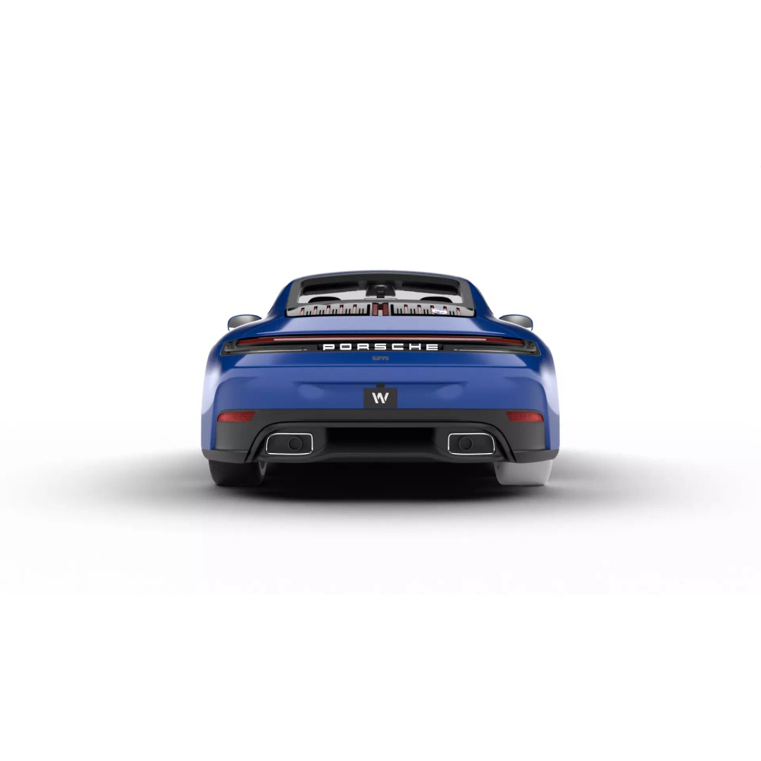 Porsche 911 Carrera T Club Coupe 2026 3D Model – High Poly Rigged Vehicle, FBX - View 13
