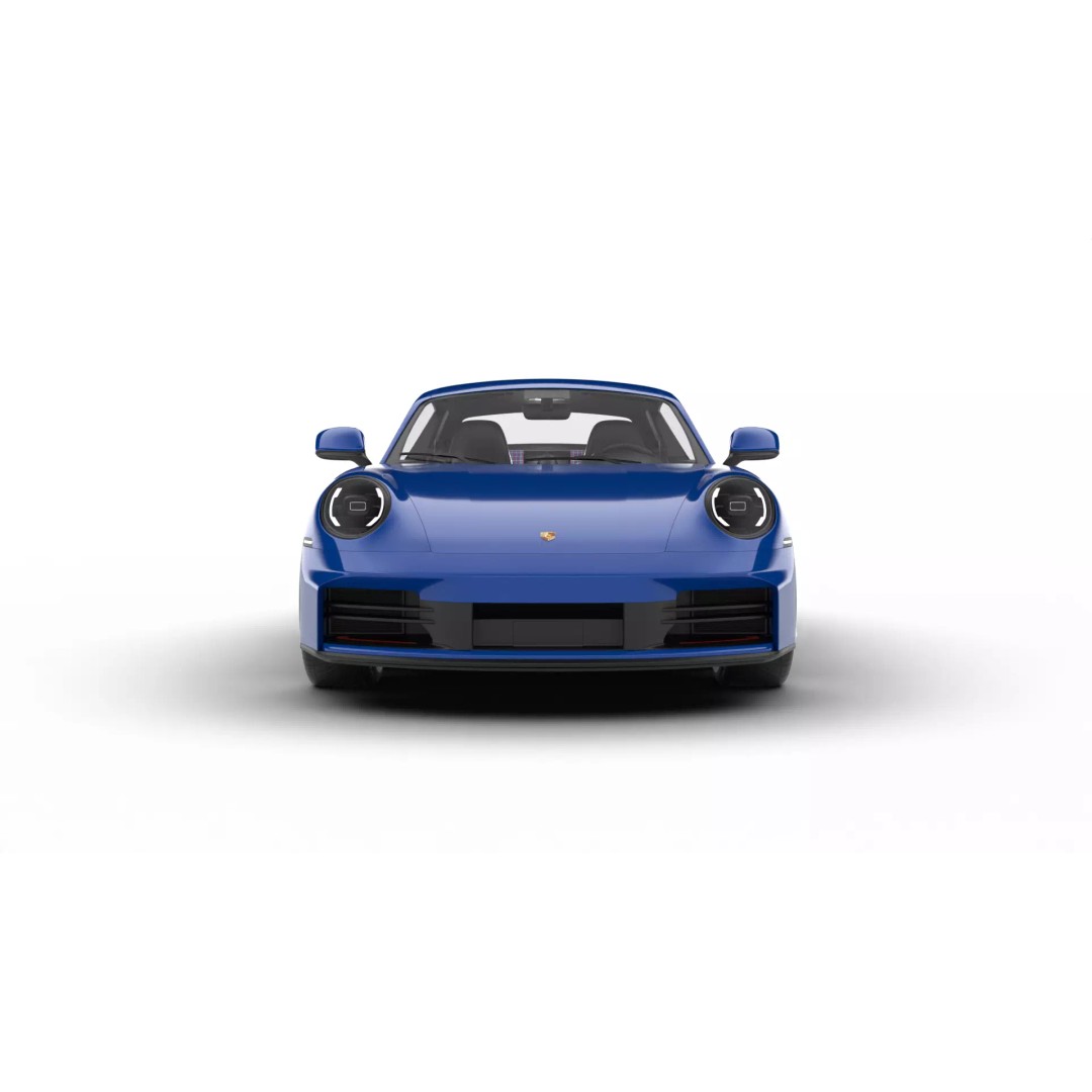 Porsche 911 Carrera T Club Coupe 2026 3D Model – High Poly Rigged Vehicle, FBX - View 14
