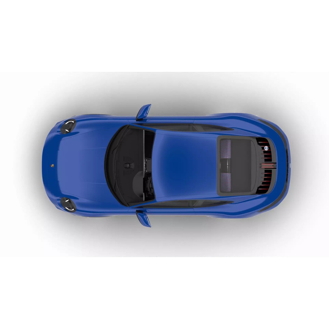 Porsche 911 Carrera T Club Coupe 2026 3D Model – High Poly Rigged Vehicle, FBX - View 15