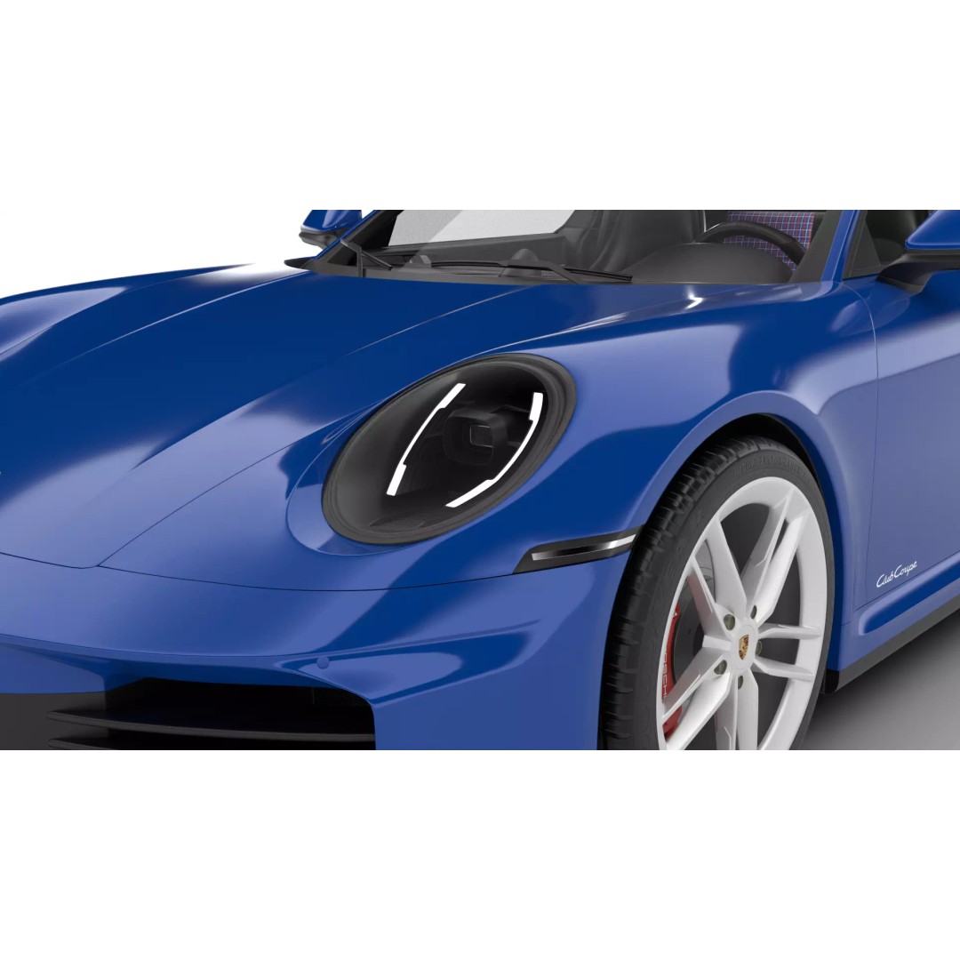 Porsche 911 Carrera T Club Coupe 2026 3D Model – High Poly Rigged Vehicle, FBX - View 18
