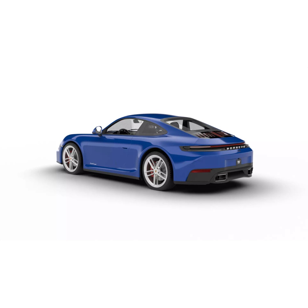 Porsche 911 Carrera T Club Coupe 2026 3D Model – High Poly Rigged Vehicle, FBX - View 3