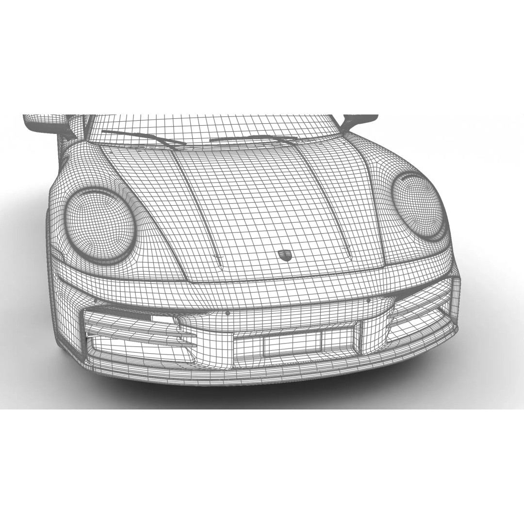 Porsche 911 Carrera T Club Coupe 2026 3D Model – High Poly Rigged Vehicle, FBX - View 33