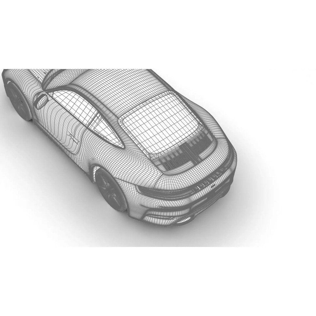 Porsche 911 Carrera T Club Coupe 2026 3D Model – High Poly Rigged Vehicle, FBX - View 36