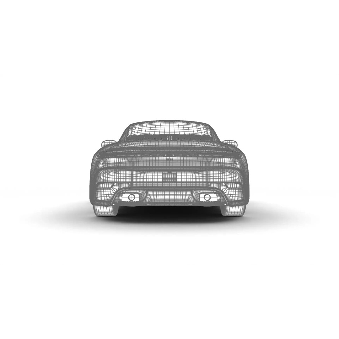 Porsche 911 Carrera T Club Coupe 2026 3D Model – High Poly Rigged Vehicle, FBX - View 38