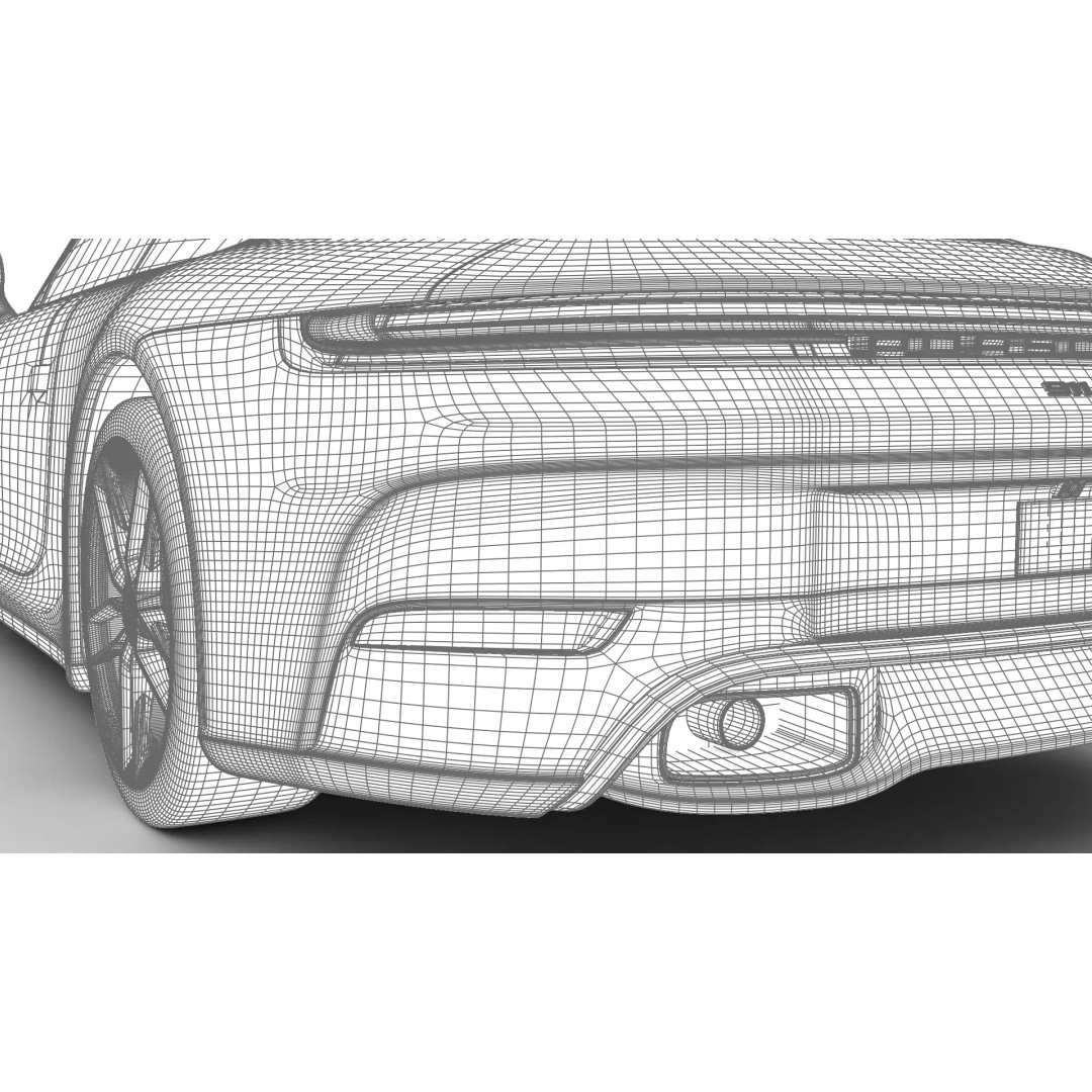 Porsche 911 Carrera T Club Coupe 2026 3D Model – High Poly Rigged Vehicle, FBX - View 41