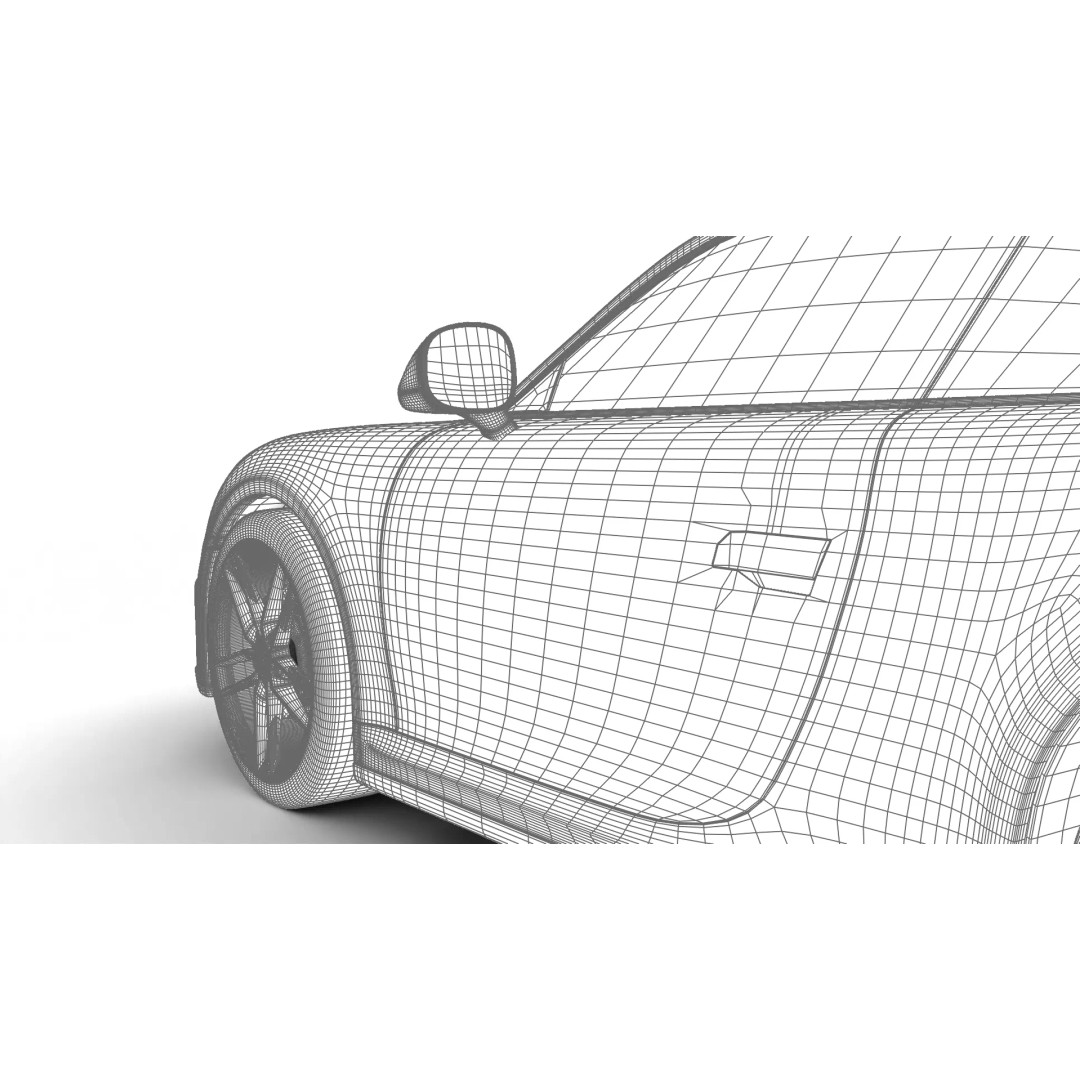 Porsche 911 Carrera T Club Coupe 2026 3D Model – High Poly Rigged Vehicle, FBX - View 42