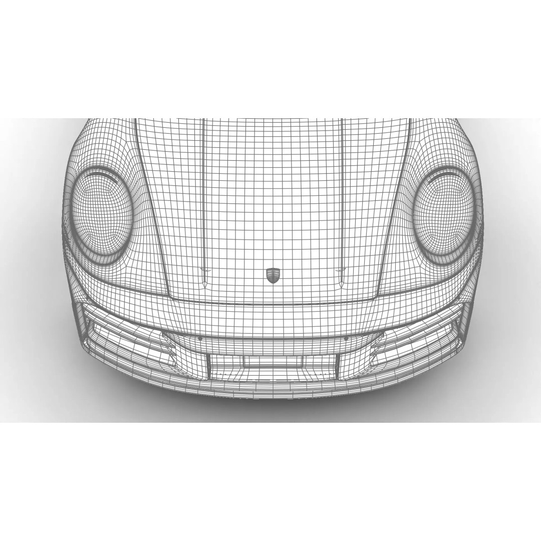 Porsche 911 Carrera T Club Coupe 2026 3D Model – High Poly Rigged Vehicle, FBX - View 44