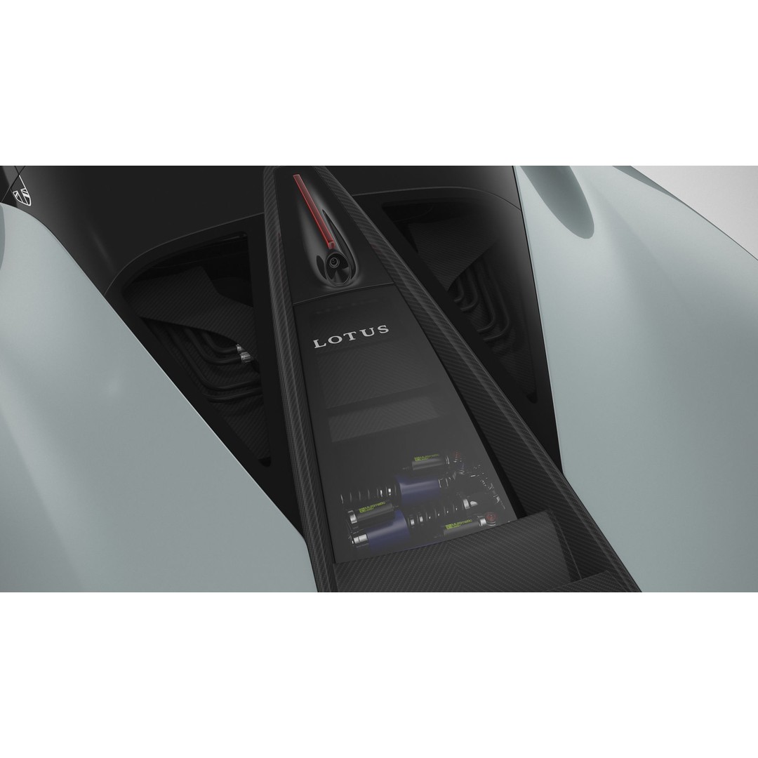 Lotus Evija 3D Model – Detailed Supercar Asset, FBX, PBR - View 16