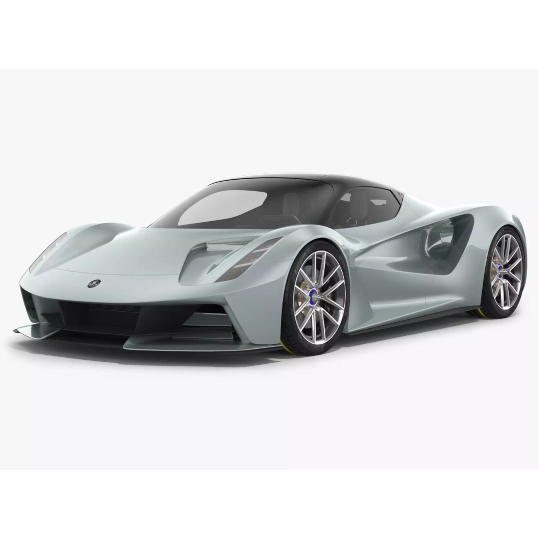 Lotus Evija 3D Model – Detailed Supercar Asset, FBX, PBR - View 2
