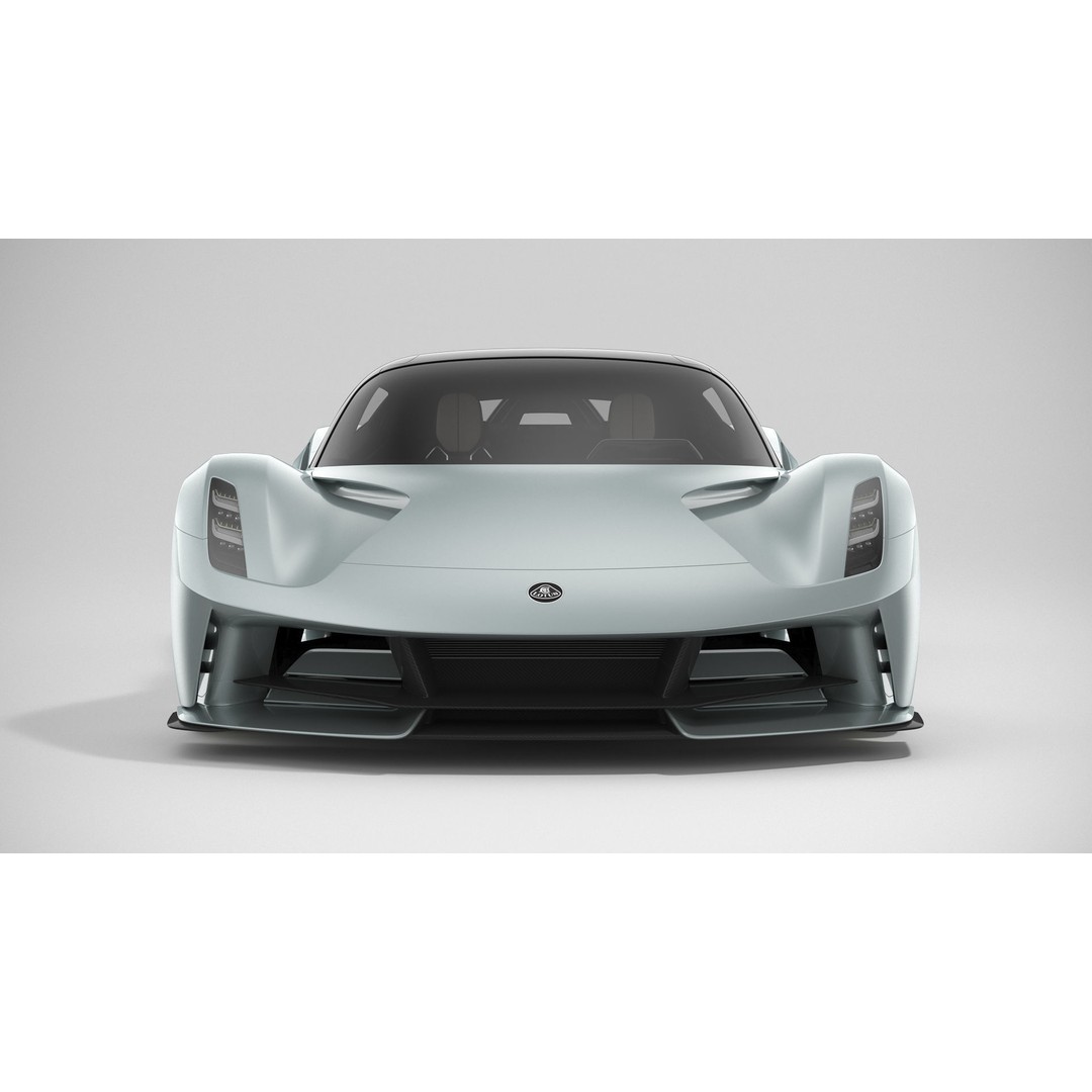Lotus Evija 3D Model – Detailed Supercar Asset, FBX, PBR - View 7