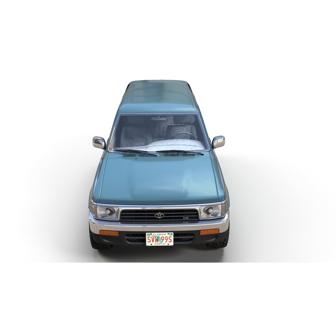 1994 Toyota 4Runner 3D Model – Low Poly Game Ready Asset, FBX - View 10