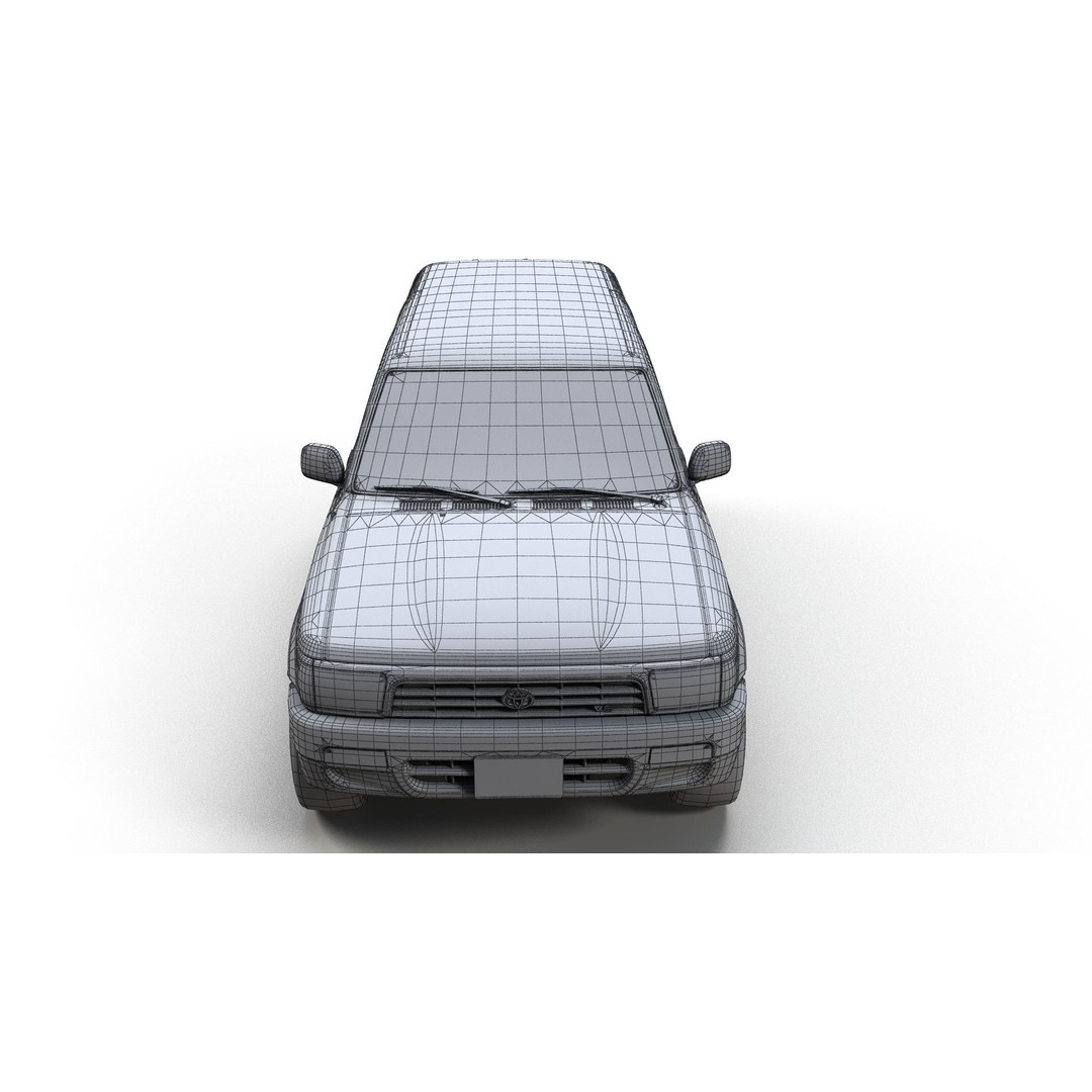 1994 Toyota 4Runner 3D Model – Low Poly Game Ready Asset, FBX - View 18