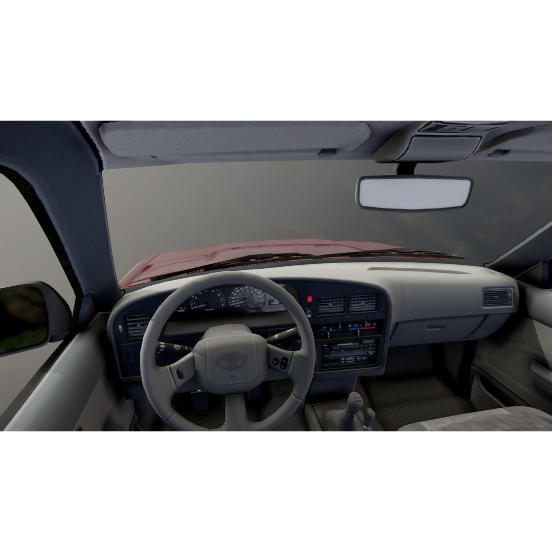 1994 Toyota 4Runner 3D Model – Low Poly Game Ready Asset, FBX - View 38