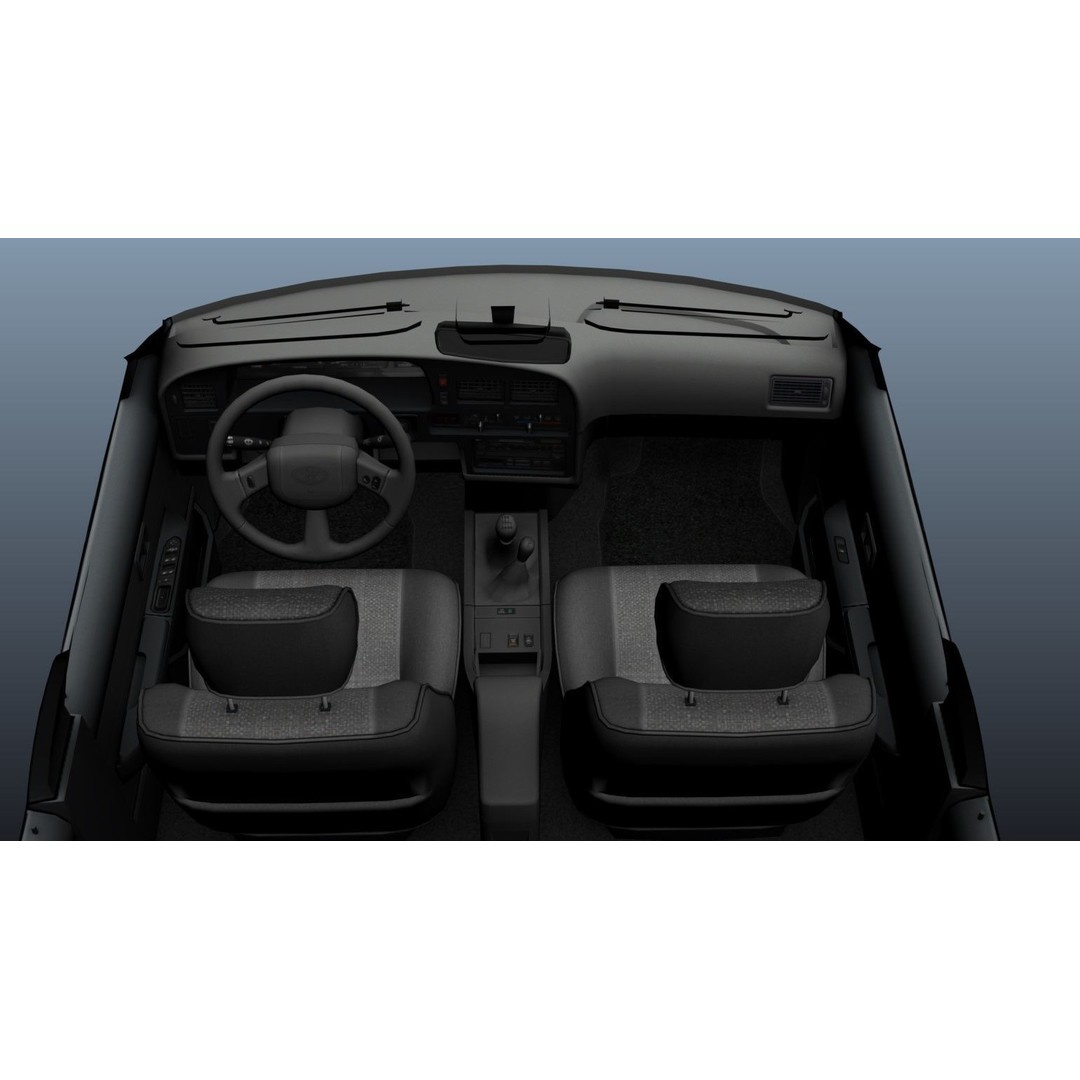 1994 Toyota 4Runner 3D Model – Low Poly Game Ready Asset, FBX - View 48