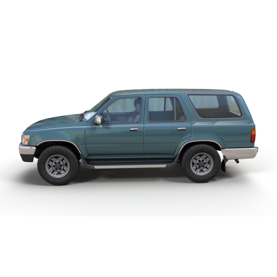 1994 Toyota 4Runner 3D Model – Low Poly Game Ready Asset, FBX - View 8