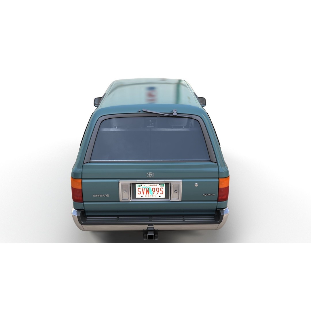 1994 Toyota 4Runner 3D Model – Low Poly Game Ready Asset, FBX - View 9